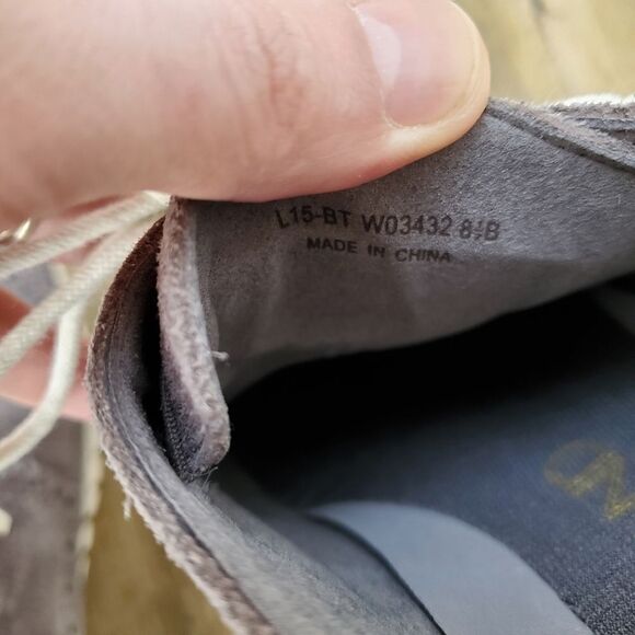 Cole Haan Zerogrand Wingtip Oxford Closed Hole Gray Suede Lace-up Shoes 8.5 - Picture 7 of 7